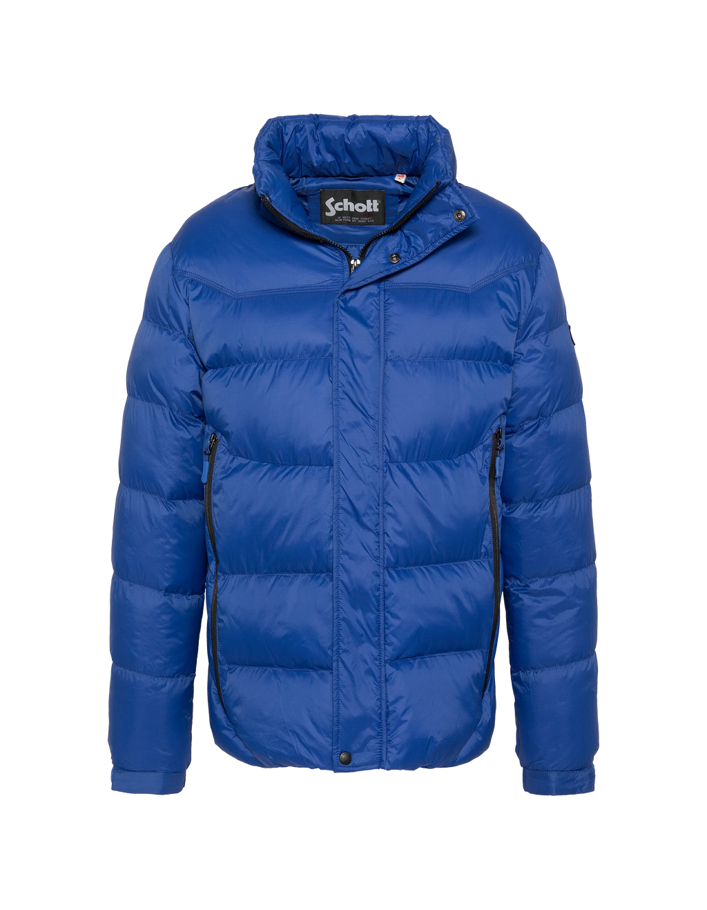 Doudoune à capuche bleu royal