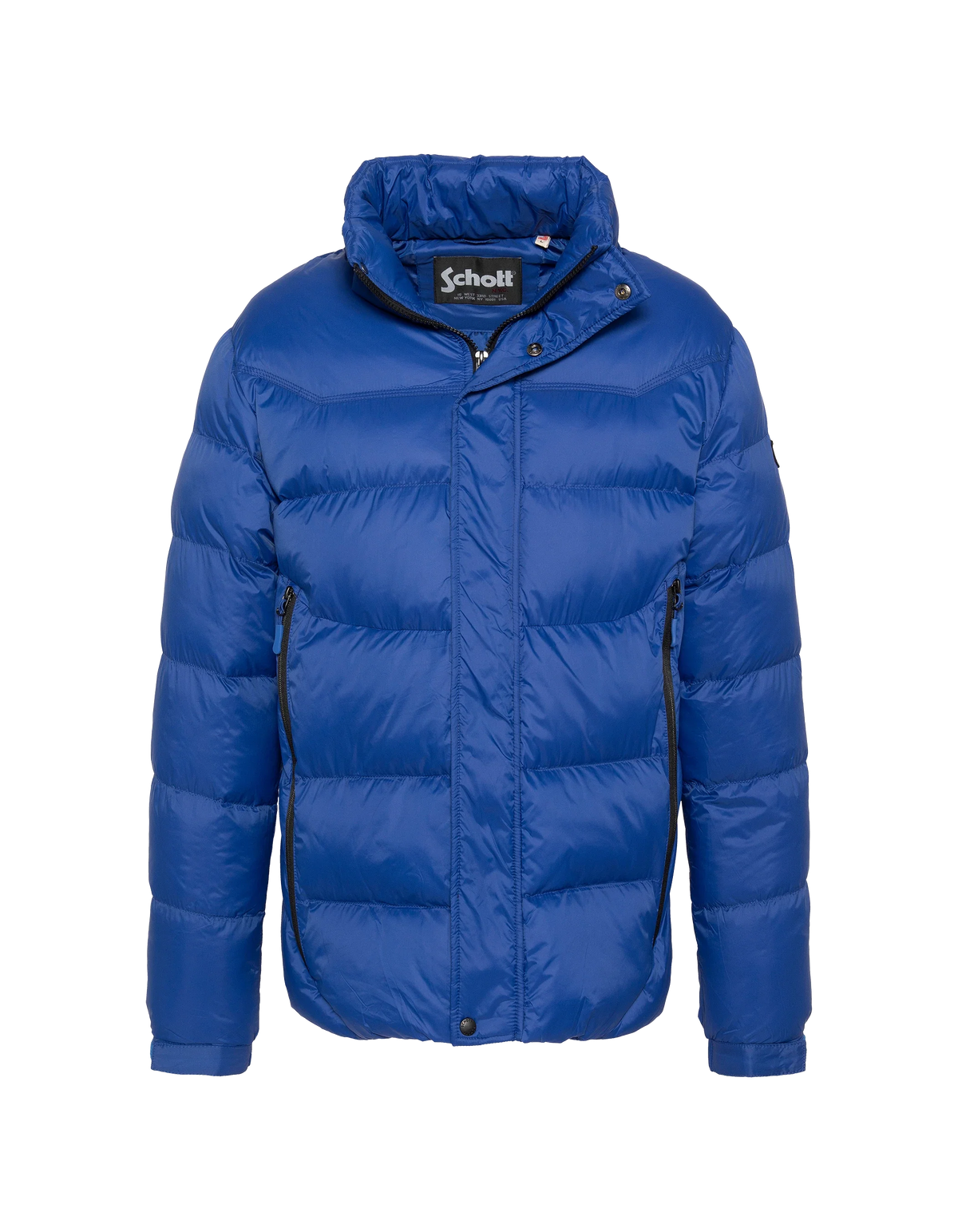 Doudoune à capuche bleu royal