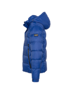 Doudoune à capuche bleu royal