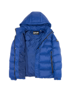 Doudoune à capuche bleu royal