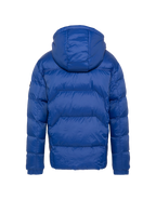 Doudoune à capuche bleu royal